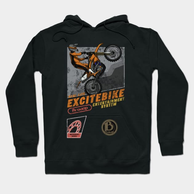 Real Life Excitebike Hoodie by BAHMcreations